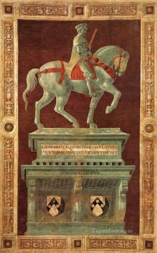  Paolo Pintura Art%C3%ADstica - Monumento funerario a Sir John Hawkwood del Renacimiento temprano Paolo Uccello
